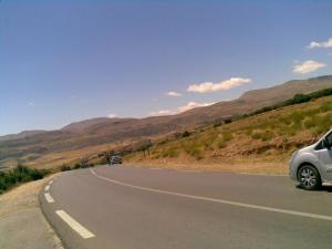 Route menant à Batna et la commune de  Arris