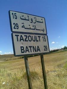 Route de Batna et de Tazoult
