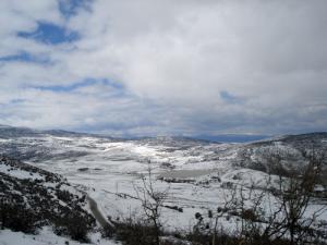 La commune de Oued Taga sous la neige