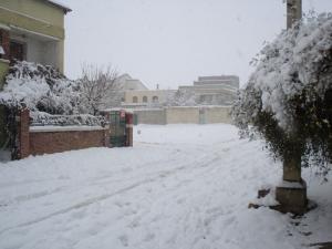 Le village de Kechida sous la neige