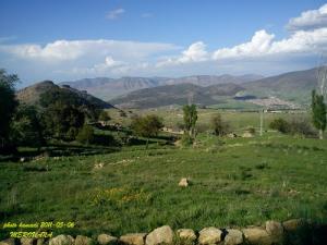 La région d'Akradou au printemps