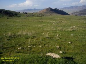 La commune d'Akradou au printemps