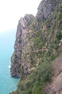 La falaise abrupte de Cap Carbon