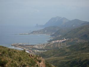 Vue sur Sakket jusqu'à Bejaia