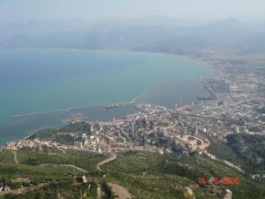 Vue de Gouraya sur Béjaia
