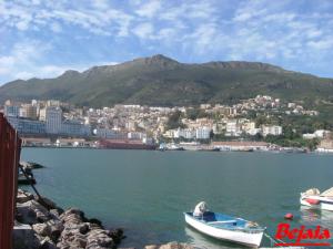 Vue sur le Port et une portion de la ville de Béjaia