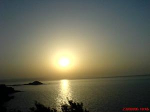 Coucher de Soleil sur la côte de Béjaia