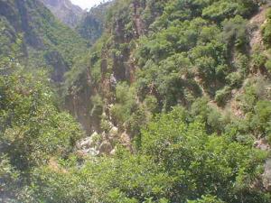 Kerrata  les parois rocheuses des gorges