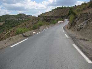 Une route sur la périphérie de Béjaia