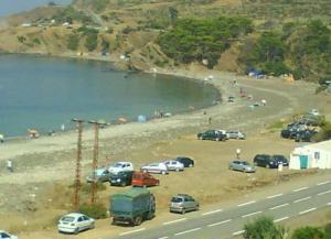 Plage azaghar à Béjaia