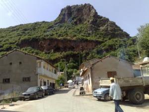 Une montagne verte à Béjaia