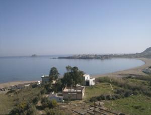 Vue sur la plage de Boulimate