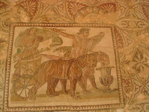 فسيفساء رومانية بمتحف الآثار لمدينة  شرشال