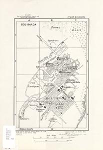 Plan de la Ville de Bousaada 1942