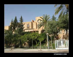 Hotel le Caid, Côté jardin