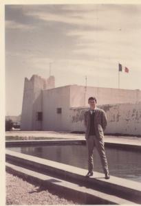 Cheria: me voici devant le bordj où était installée l'adminisdtration de la SAS