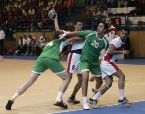Algeria's Wordas Hamza (L) and Yahya Syed Ali (R)
