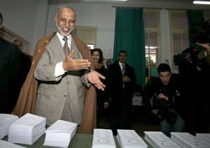 Algeria's Prime Minister and the leader of Algeria's National