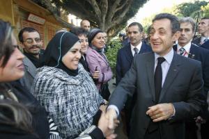 TIPAZA, ALGERIA - DECEMBER 4: France's President Nicolas Sarkozy