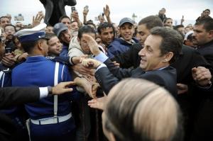 Algerian President Abdelaziz Bouteflika (CFront) and his French counterpart