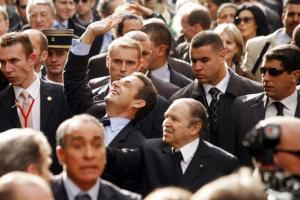 CONSTANTINE, ALGERIA - DECEMBER 5:  The French President