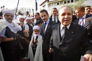 CONSTANTINE, ALGERIA - DECEMBER 5:  The French President