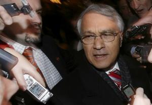 Algeria's Oil Minister and OPEC President Chakib Khelil arrives