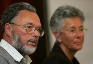 Reinhard (L) and Christine Lenz, the parents of missing