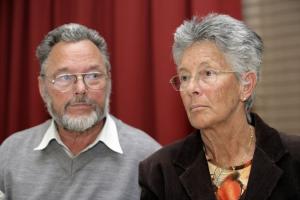 Reinhard (L) and Christine Lenz, the parents of missing