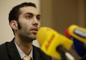 Bernhard Ebner, son of missing Wolfgang Ebner, is pictured