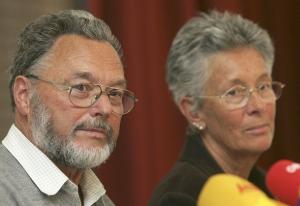 Reinhard and Christine Lenz, the parents of a kidnapped
