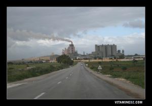 مصنع الإسمنت ببلدية بني صاف