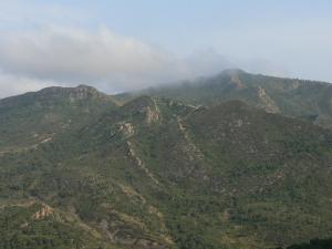 RN 24 vue sur les montagnes entre Cap Sigli et Oued Daas