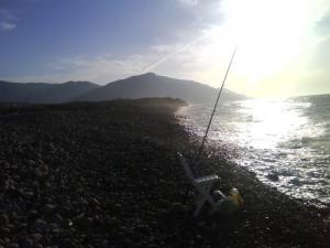 Coucher de Soleil sur la plage de Sidi Khlifa (Côte de Bejaia)