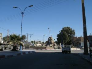 Rond Point au centre ville de Biskra