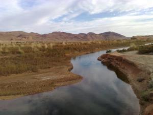 Barrage Lahbel dans la périphérie de Biskra