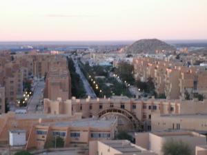 Vue depuis l'hôtel de Biskra