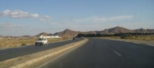 Autoroute menant de la commune El Outaya à Biskra