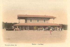 Gare de Biskra à l'époque coloniale