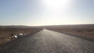 Route menant à la commune de Chaiba