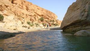 Oued les Arabes dans la périphérie de Biskra
