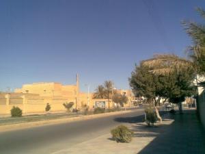 Un boulevard de Biskra