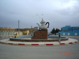 Rond Point du centre ville de Béchar