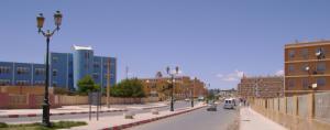 Boulevard principal de la ville de Bechar