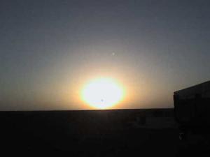 Coucher de Soleil sur la commune de Beni-Abbes