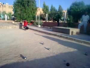 Partie de Pétanque à Bechar