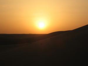 Coucher de Soleil sur la commune d'Igli