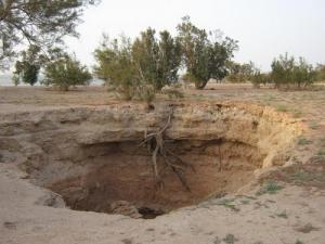 Crevasse naturelle (Périphérie de Béchar)