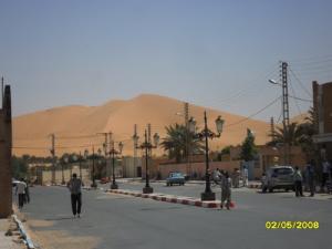 Entrée de la commune de   Kerzaz