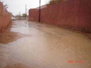 Pluie torrentielle à Kenadsa